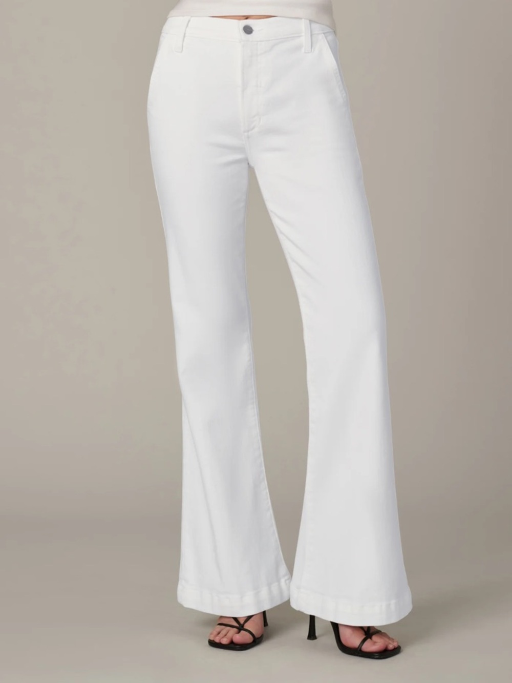 NWT - Joes Jeans -Women's White Flared Trousers